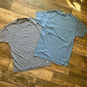 Depart West Blue and Gray Men's Short Sleeve Tees